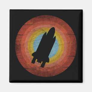 Rymdfärja VINTAGE RETRO Magnet