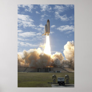 RymdfärjaAtlantis hissar av 4 Poster