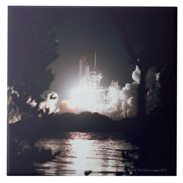 Rymdfärjabarkass Kakelplatta (Framsidan)