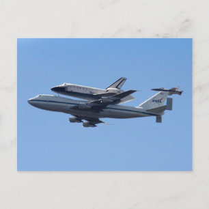 Rymdfärjan Endeavours sista flygpostkort Vykort