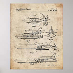 Rymdfärjapatent Poster