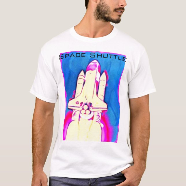 Rymdfärjaskjorta T-shirt (Framsida)