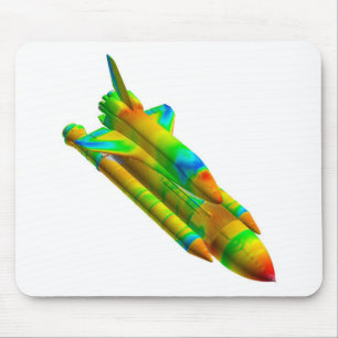 Rymdfärjavisualization MousePad Musmatta