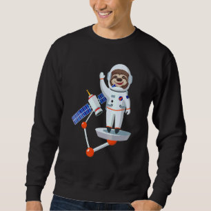 rymdfarkostens astonaut pyjamas astronaut-sluttnin lång ärmad tröja
