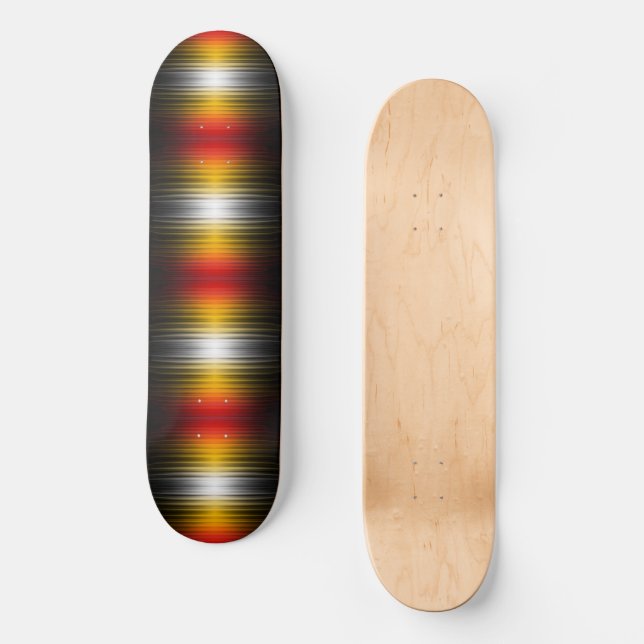 Rymdfarkoster för återinträde Plasma Fält Färg Mön Mini Skateboard Bräda 18,5 Cm (Framsida)