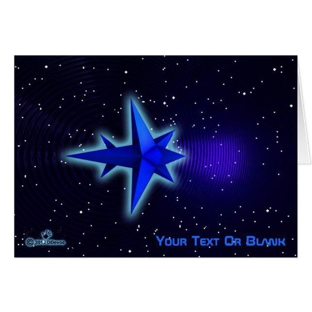 Rymdfarkoster för Gravity Drive Hälsningskort (Framsidan Horizontal)