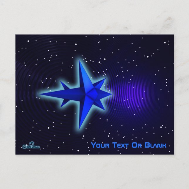 Rymdfarkoster för Gravity Drive Vykort (Framsida)