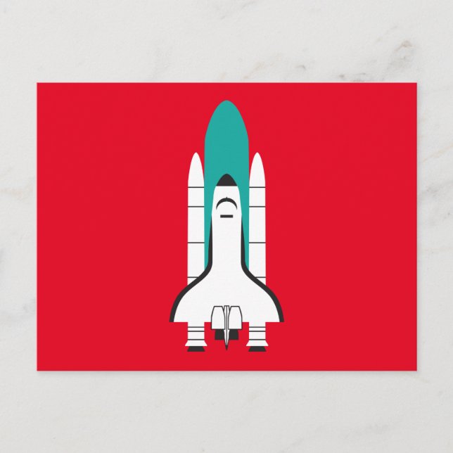 rymdfarkoster vykort (Framsida)