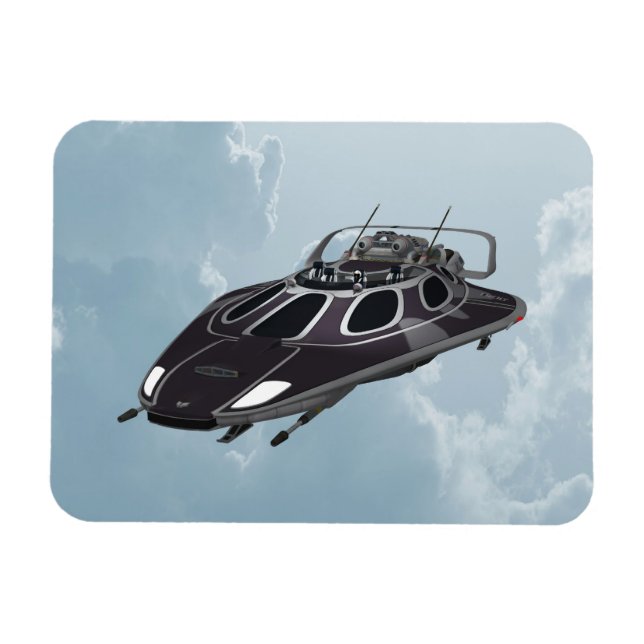 Rymdfart Magnet (Horisontell)