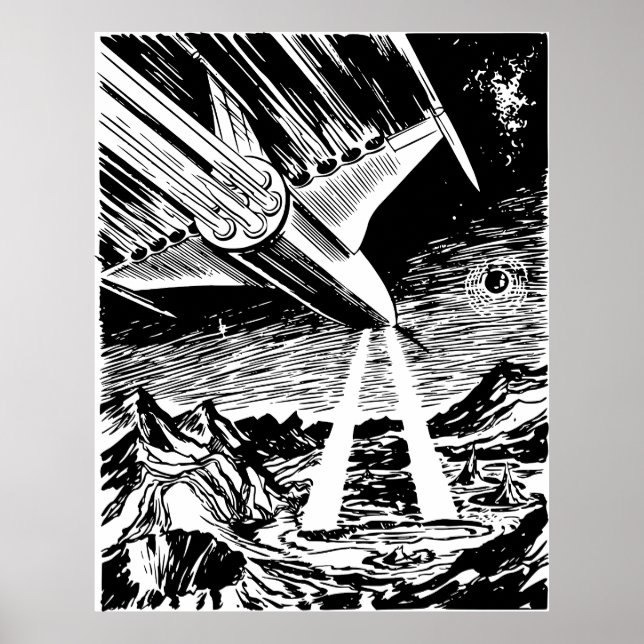 Rymdfart Poster (Framsidan)