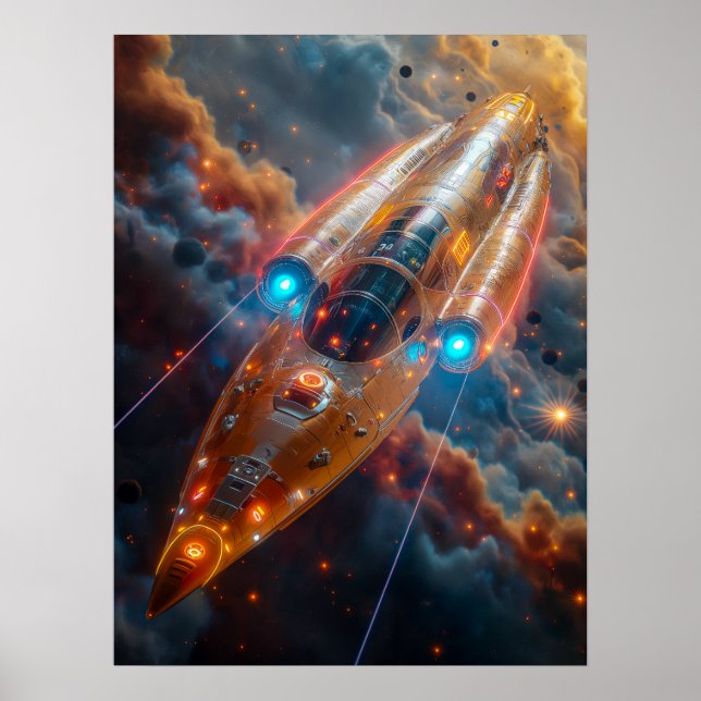 Rymdfart Poster (Framsidan)