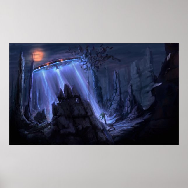 rymdfartsattack poster (Framsidan)