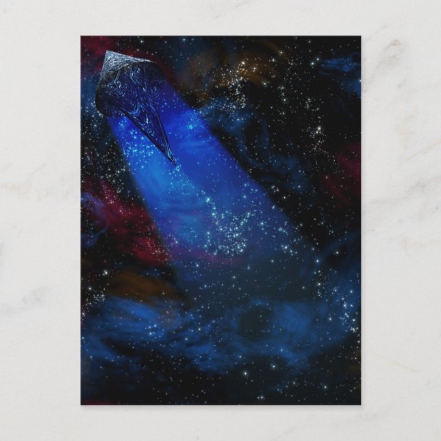 Rymdfartyg Vykort (Framsida)