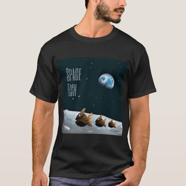 Rymdfisk T Shirt (Framsida)
