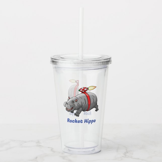 Rymdflodhäst Take Away Mugg (Framsida)