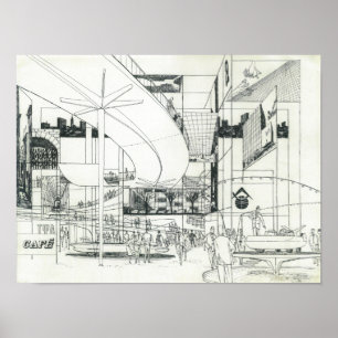 Rymdflygarkonceptet Nål Teckning 3 Poster