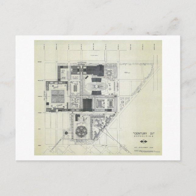 Rymdflygarkonceptet Nål Teckning Vykort (Framsida)