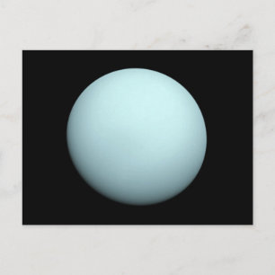 Rymdfoto av Planet Uranus Vykort