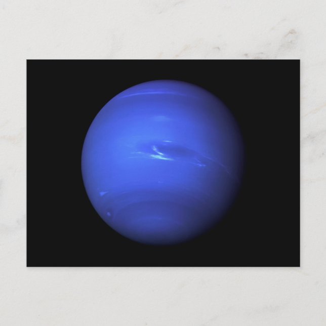 Rymdfoto Fullt Färg på Planet Uranus Vykort (Framsida)