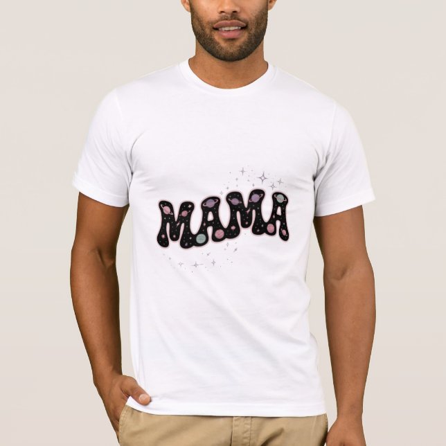 Rymdgalax Mamma T Shirt (Framsida)