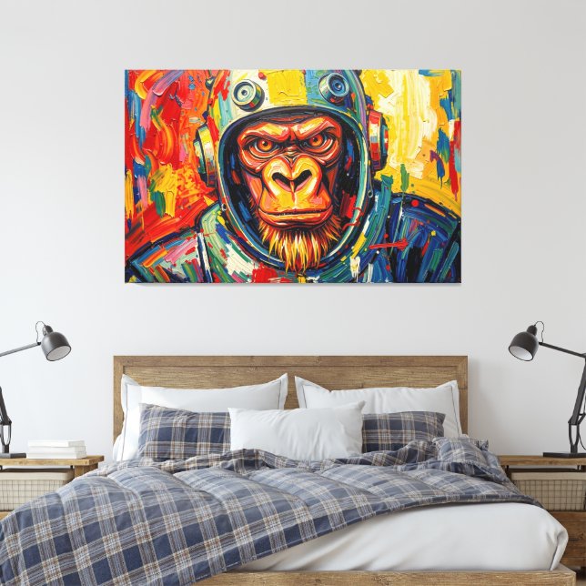 RYMDGORILLA CANVASTRYCK (Insitu (sovrum))