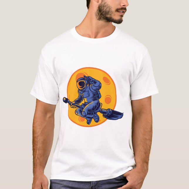 Rymdhäxa T Shirt (Framsida)