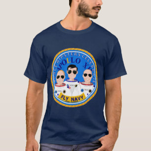 RymdHipsters Apollo 12-årsdag t-shirt