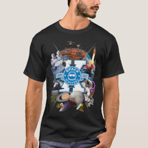 RymdHipsters® X Collage T-Shirt - Manar (svart)