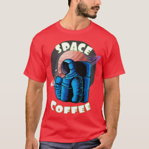 Rymdkaffe i rymden t shirt