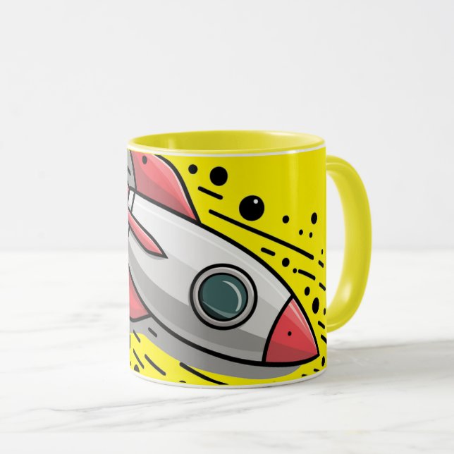rymdkaffe mugg (Framsida höger)