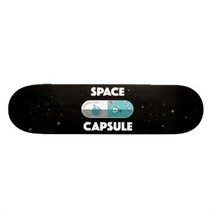 Rymdkapsel Old School Skateboard Bräda 18 Cm