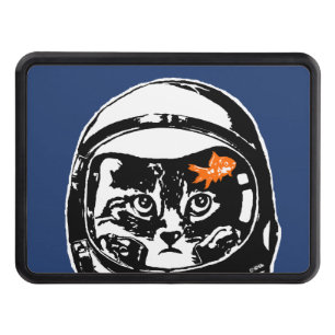 Rymdkatt och guldfisk skydd för dragkrok