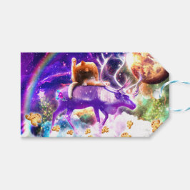 Rymdkatt slickar sig själv presentetikett