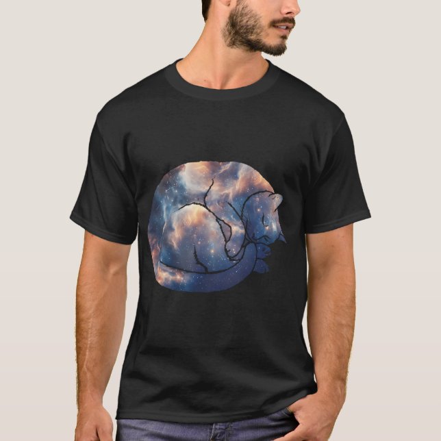 Rymdkatta T Shirt (Framsida)