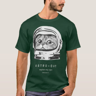 Rymdkattastronaut - Kat - komisk resning Astro Cat T Shirt
