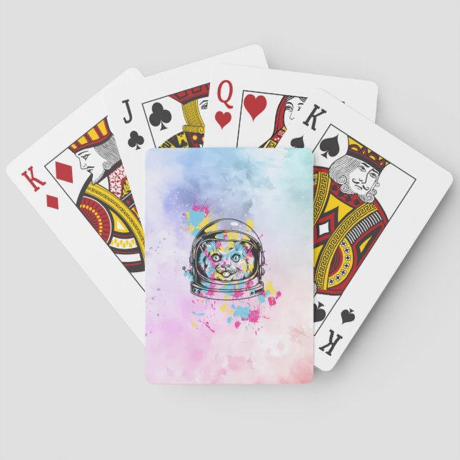 Rymdkatten Casinokort (Baksidan)