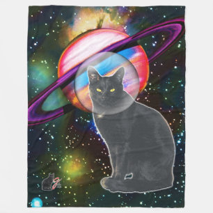 Rymdkatten Cosmo Fleecefilt