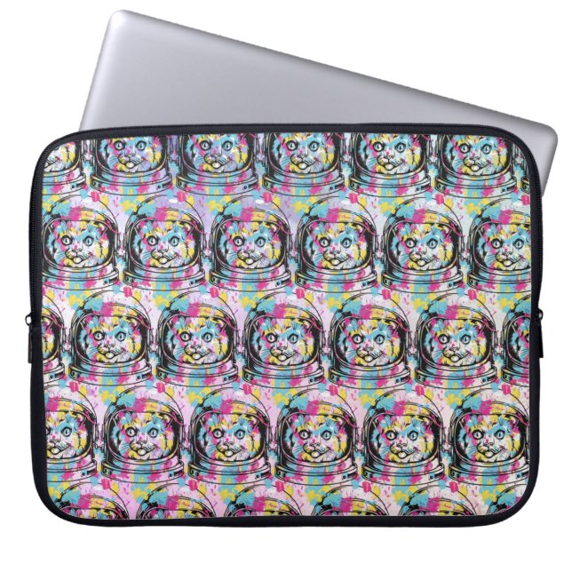 Rymdkatten Laptop Fodral (Framsidan)