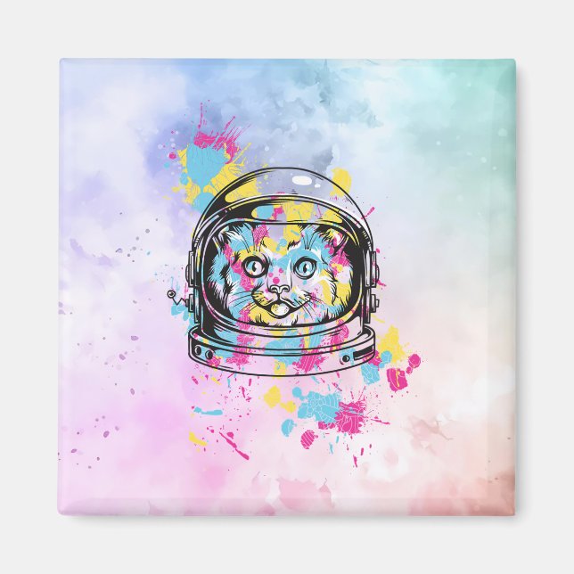 Rymdkatten Magnet (Framsidan)