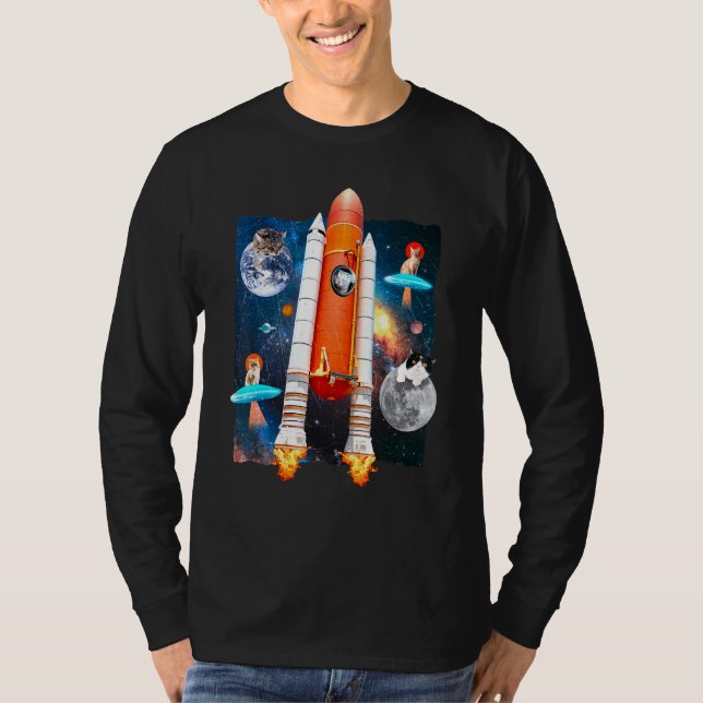 Rymdkatten T Shirt (Framsida)