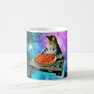 Rymdkattpizza Kaffemugg