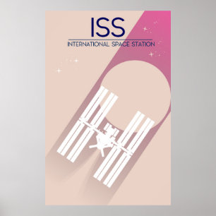 Rymdkonst i Station i internationell. Poster