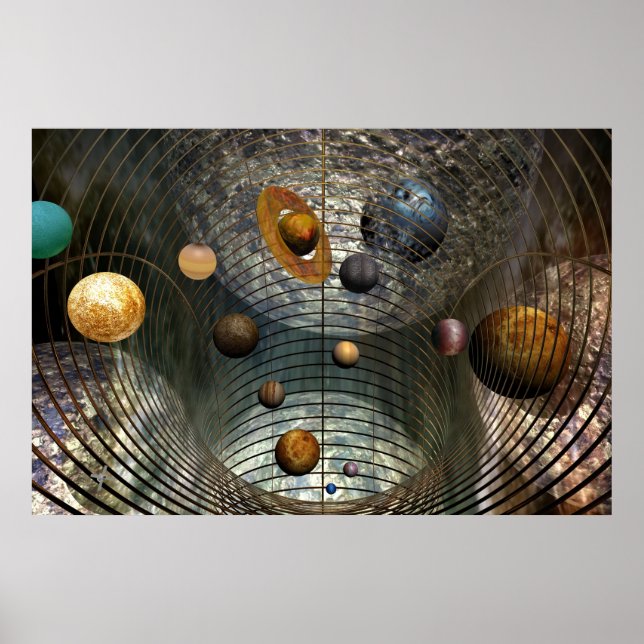 Rymdkonst Poster (Framsidan)