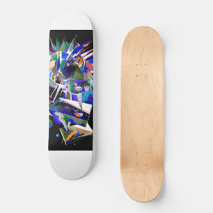 Rymdkrockschaktbordsdäck Mini Skateboard Bräda 18,5 Cm