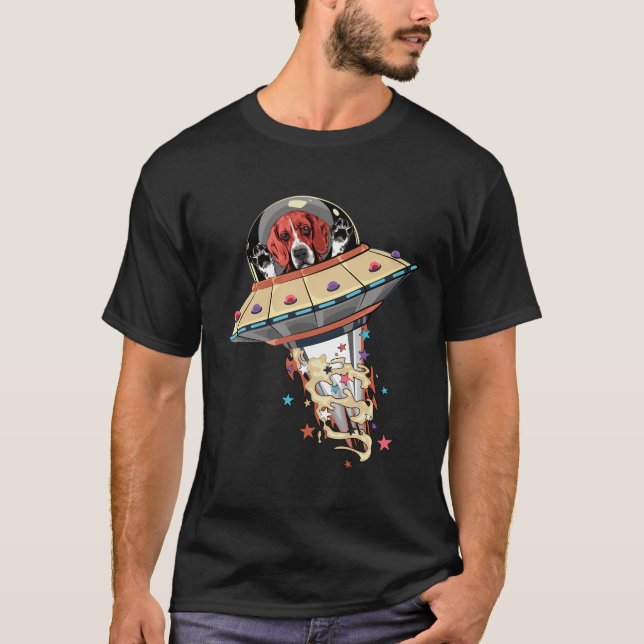 Rymdledningens bortförande av Ufo-medel T Shirt (Framsida)