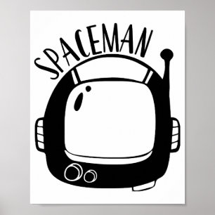Rymdman Vintage Poster