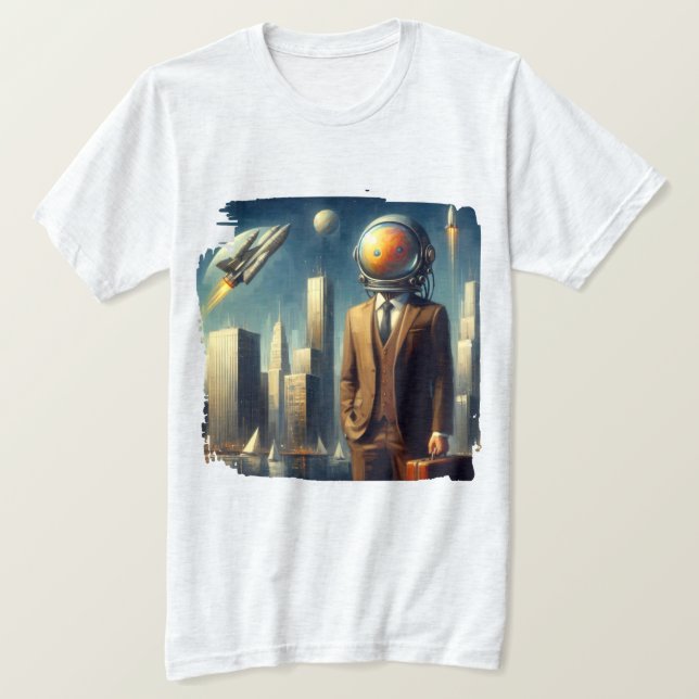 Rymdmänniska T Shirt (Design framsida)
