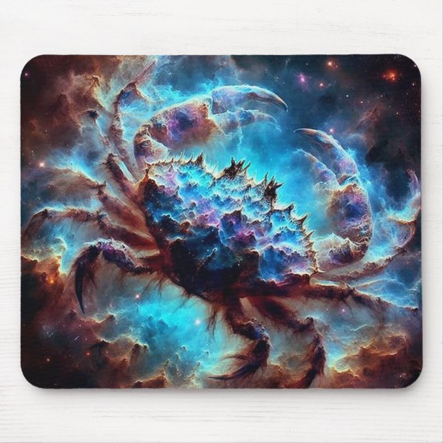 Rymdnebulosa krabbdyna musmatta (Framsidan)