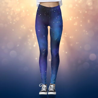 Rymdnebulostjärnor Leggings