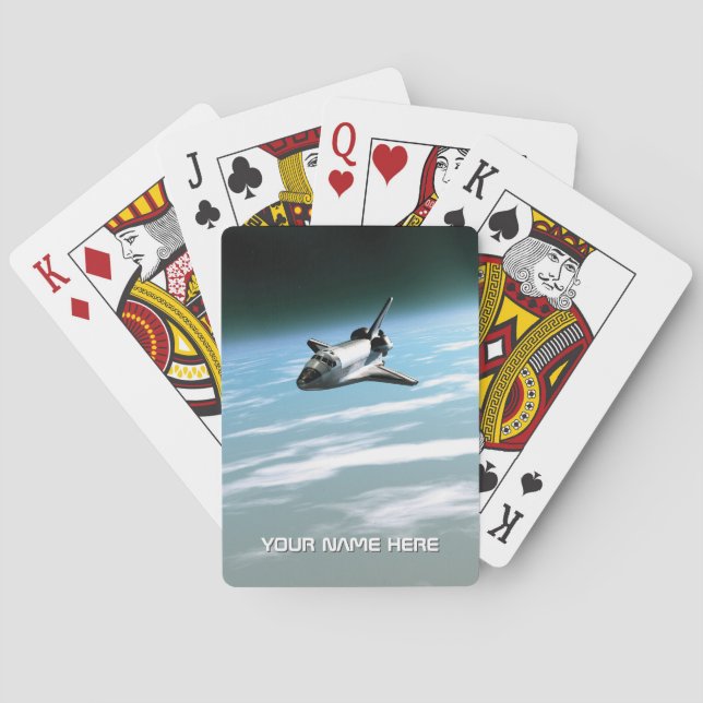 Rymdpenna. Personlig Casinokort (Baksidan)